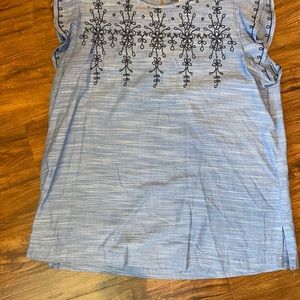 Embroidered top